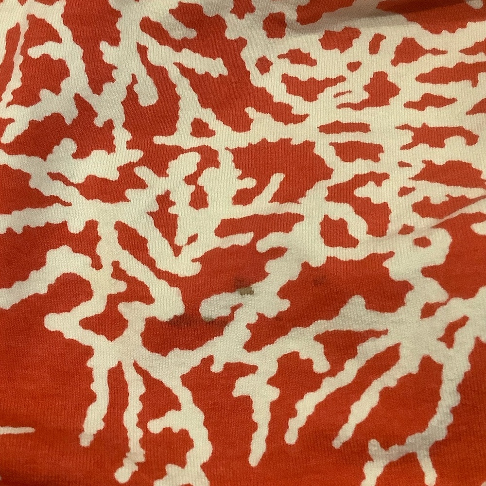 Talbots Coral Summer Women V-Neck crossover front top Size Medium Petite Resale - Picture 16 of 16